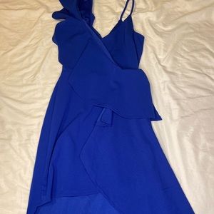 Royal blue dress